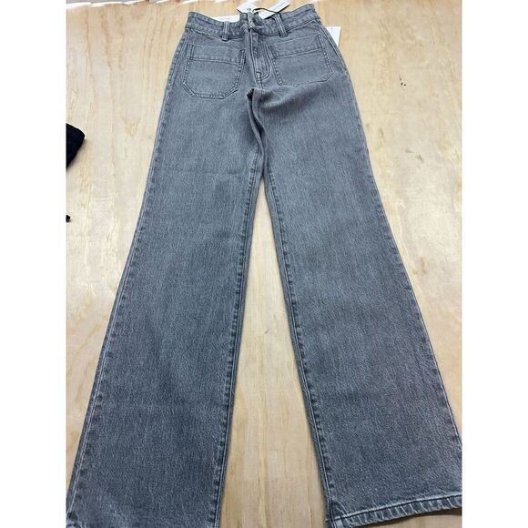 Sanctuary Marine Full Length Jeans Standard Rise 24 Ash Gray NWTs $139 Colette - Picture 1 of 6